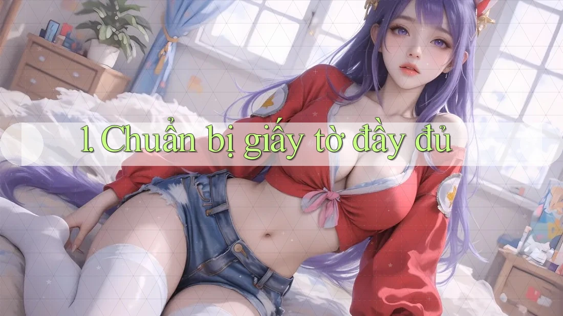 1. Chuẩn bị giấy tờ đầy đủ
