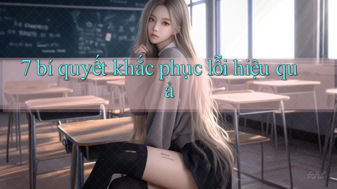 7 bí quyết khắc phục lỗi hiệu quả