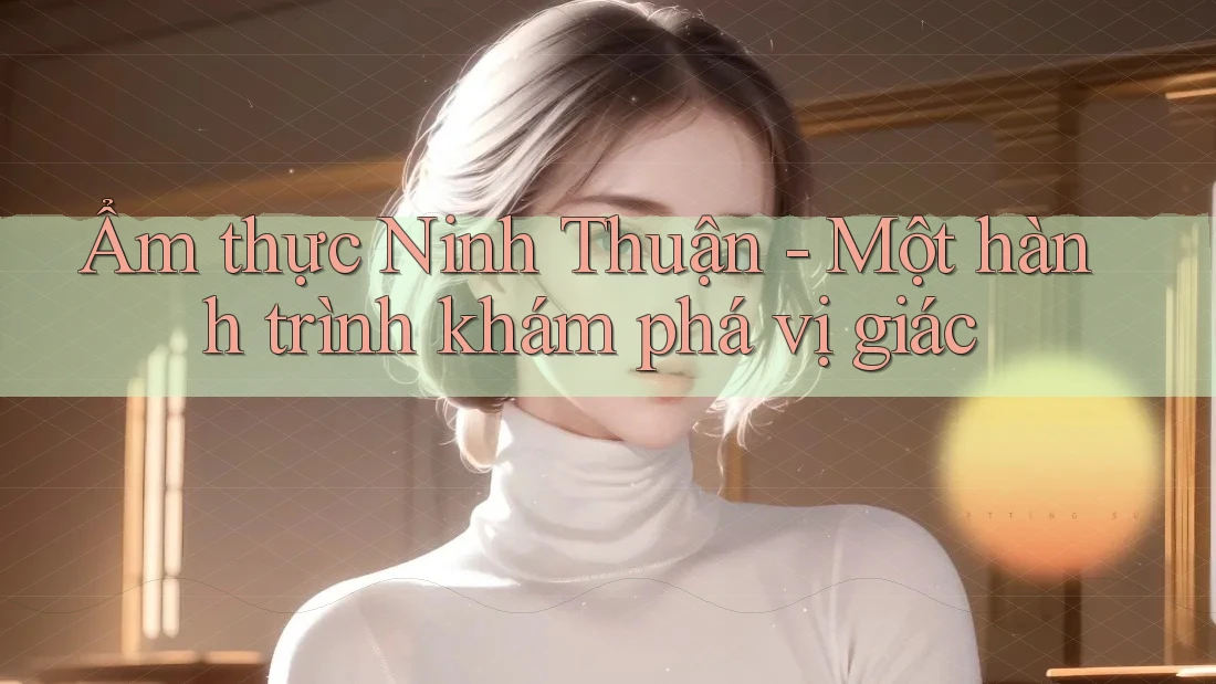 Ẩm thực Ninh Thuận - Một hành trình khám phá vị giác