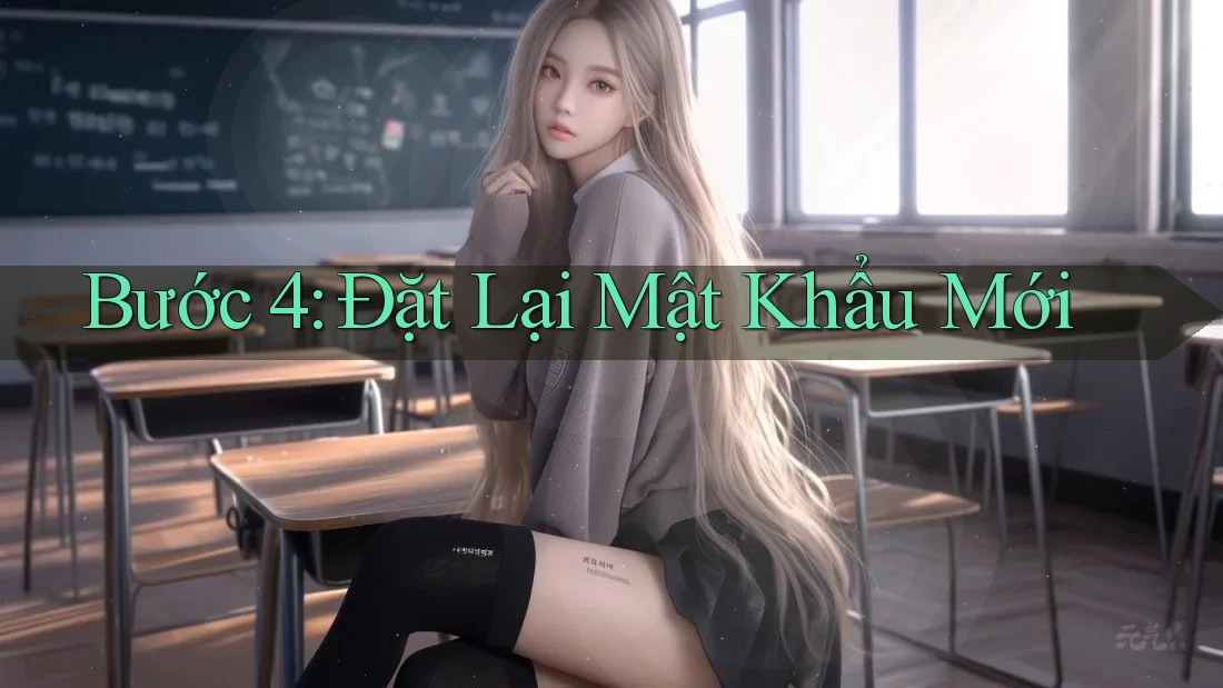 Bước 4: Đặt Lại Mật Khẩu Mới