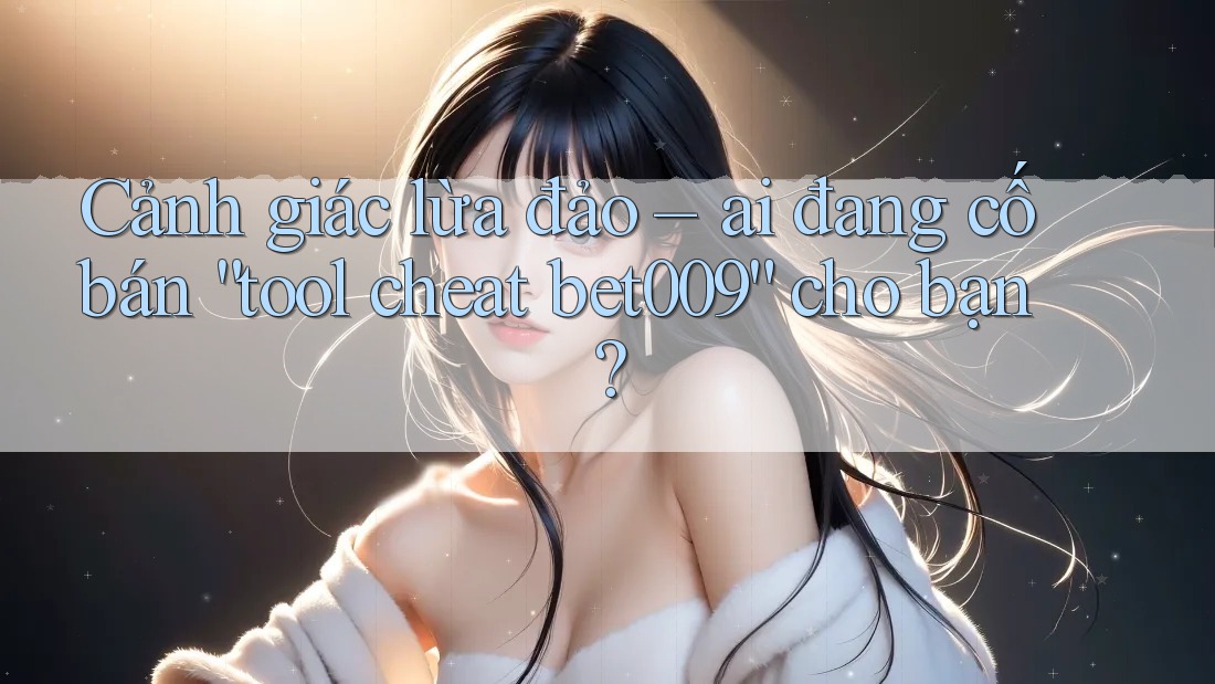 Cảnh giác lừa đảo – ai đang cố bán “tool cheat bet009” cho bạn?