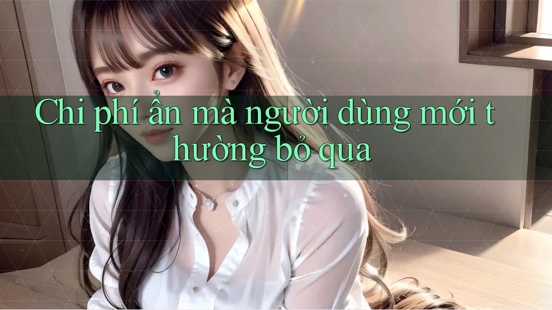 Chi phí ẩn mà người dùng mới thường bỏ qua Chi phí ẩn mà người dùng mới thường bỏ qua
