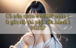 Có nên chọn bet009 nhìn từ góc độ chi phí vận hành (2025)