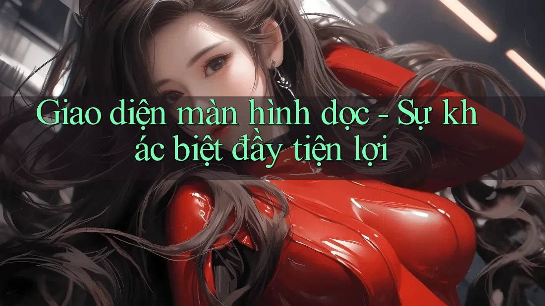 Giao diện màn hình dọc - Sự khác biệt đầy tiện lợi
