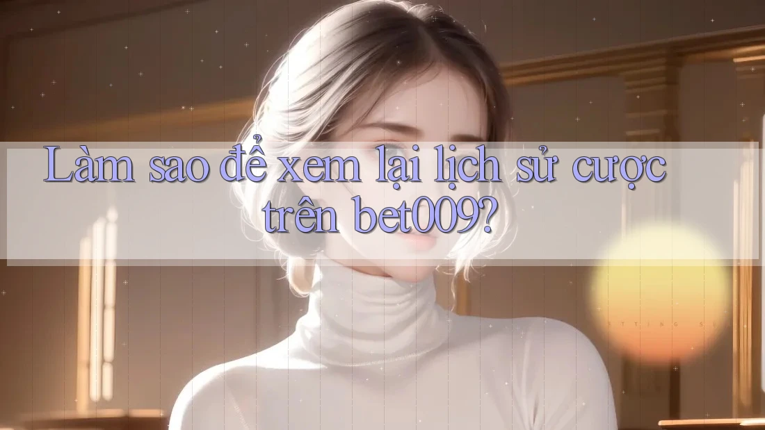 Làm sao để xem lại lịch sử cược trên bet009?