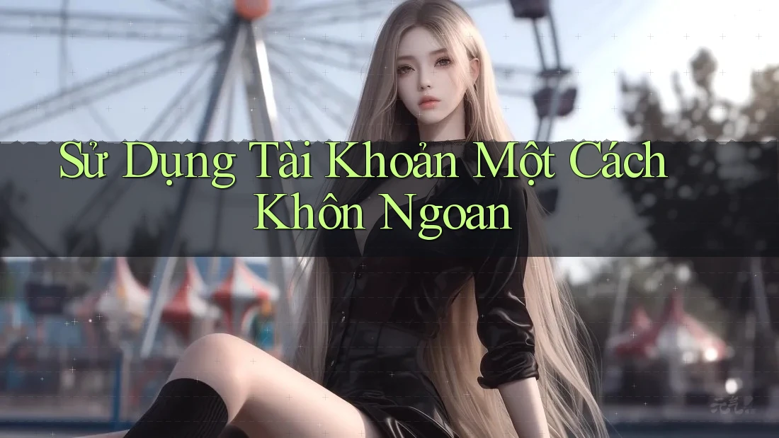 Sử Dụng Tài Khoản Một Cách Khôn Ngoan Sử Dụng Tài Khoản Một Cách Khôn Ngoan