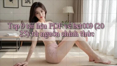 Top 9 tài liệu PDF về bet009 (2025) từ nguồn chính thức