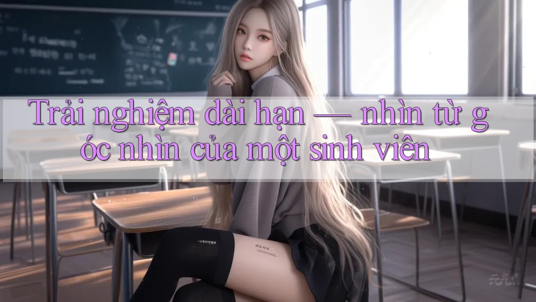 Trải nghiệm dài hạn — nhìn từ góc nhìn của một sinh viên