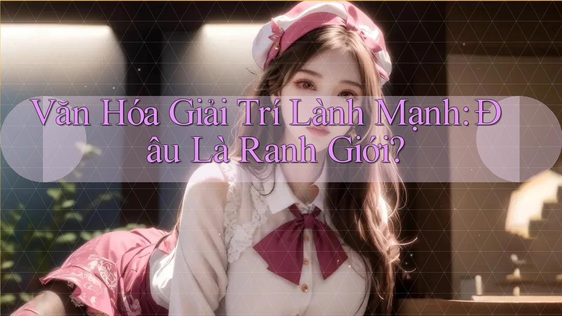 Văn Hóa Giải Trí Lành Mạnh: Đâu Là Ranh Giới?